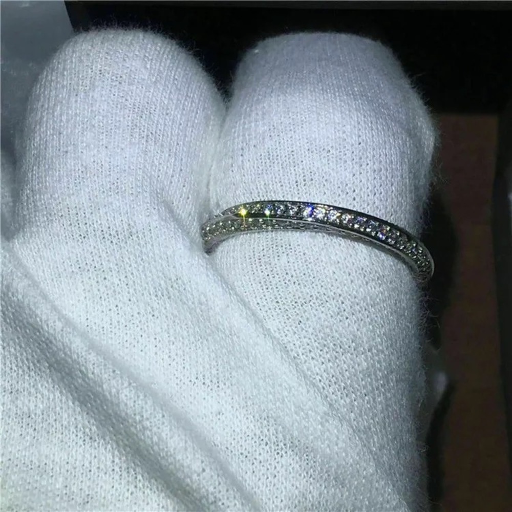New Eternity Bridal Diamond Ring - Picture 5 of 6